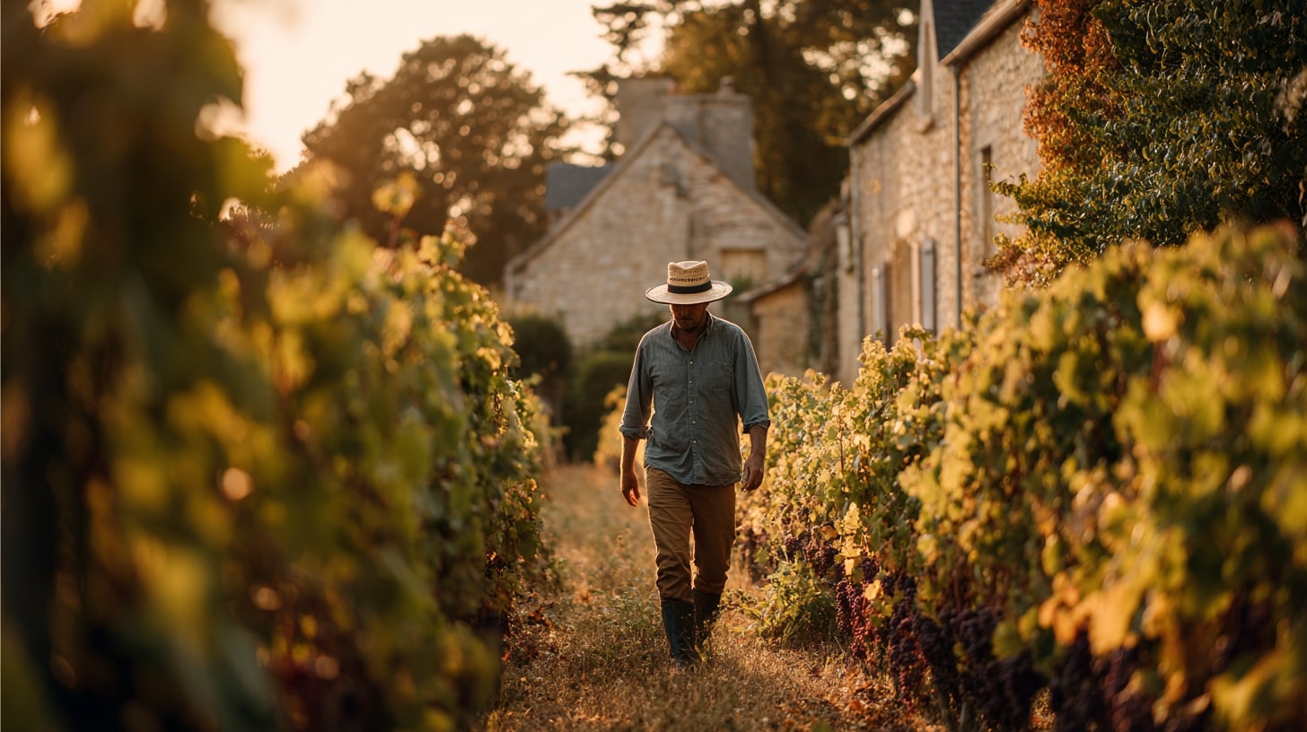 Vignes du Haut Médoc façonnées par climat océanique et savoir-faire des vignerons