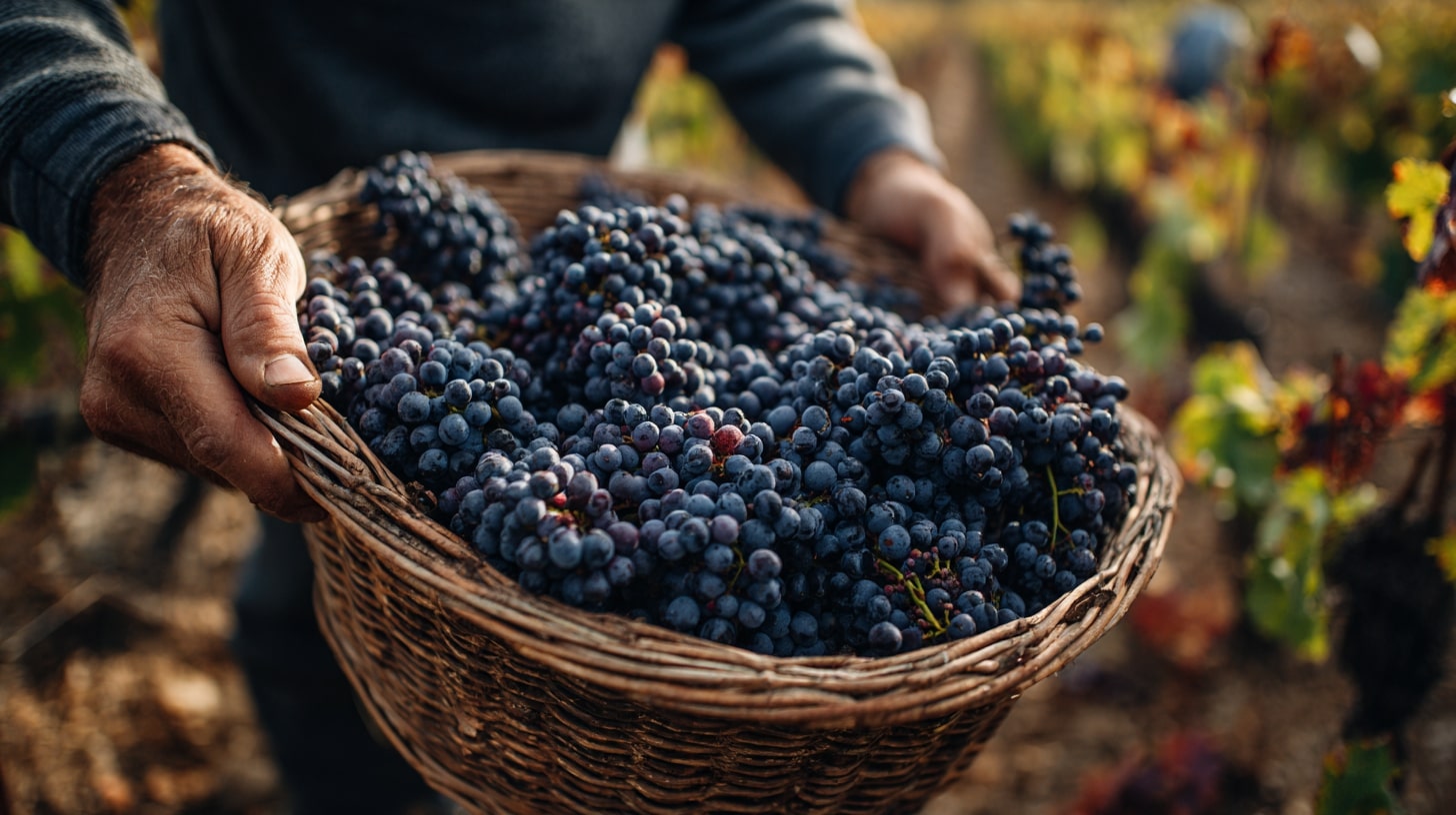 Cépages du Haut Médoc alliant cabernet sauvignon, merlot, petit verdot et cabernet franc